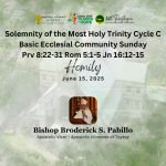 𝐇𝐎𝐌𝐈𝐋𝐘 || 𝐒𝐨𝐥𝐞𝐦𝐧𝐢𝐭𝐲 𝐨𝐟 𝐭𝐡𝐞 𝐌𝐨𝐬𝐭 𝐇𝐨𝐥𝐲 𝐓𝐫𝐢𝐧𝐢𝐭𝐲 𝐂𝐲𝐜𝐥𝐞 𝐂 𝐚𝐧𝐝 𝐁𝐚𝐬𝐢𝐜 𝐄𝐜𝐜𝐥𝐞𝐬𝐢𝐚𝐥 𝐂𝐨𝐦𝐦𝐮𝐧𝐢𝐭𝐲 𝐒𝐮𝐧𝐝𝐚𝐲