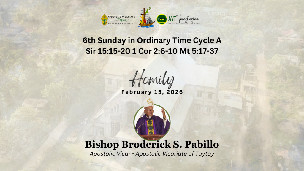 HOMILY: 6th Sunday in Ordinary Time Cycle A