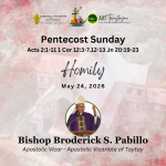 HOMILY| Pentecost Sunday Cycle A