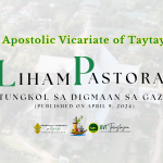 𝐋𝐢𝐡𝐚𝐦 𝐏𝐚𝐬𝐭𝐨𝐫𝐚𝐥 𝐧𝐢 𝐁𝐢𝐬𝐡𝐨𝐩 𝐁𝐫𝐨𝐝𝐞𝐫𝐢𝐜𝐤 𝐒. 𝐏𝐚𝐛𝐢𝐥𝐥𝐨, 𝐁𝐢𝐤𝐚𝐫𝐲𝐨 𝐀𝐩𝐨𝐬𝐭𝐨𝐥𝐢𝐤𝐨 𝐧𝐠 𝐓𝐚𝐲𝐭𝐚𝐲, 𝐓𝐮𝐧𝐠𝐤𝐨𝐥 𝐬𝐚 “𝐃𝐢𝐠𝐦𝐚𝐚𝐧 𝐬𝐚 𝐆𝐚𝐳𝐚”